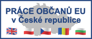 Logo webu Práce občanů EU v ČR