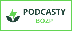 Logo webu Podcasty o BOZP